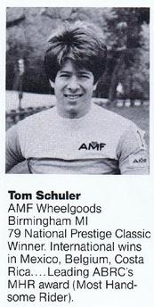 Everything Bicycles - : Tom Schuler: Who's Who-Racers/Competitors, Venues, Sanctioning Bodies & Teams/Clubs