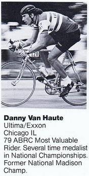 Everything Bicycles - : Danny Van Haute: Who's Who-Racers/Competitors, Venues, Sanctioning Bodies & Teams/Clubs