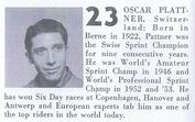 Everything Bicycles - : Oscar Plattner-Switzerland: Who's Who-Racers/Competitors, Venues, Sanctioning Bodies & Teams/Clubs