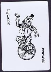 Everything Bicycles - : Clown Riding a Unicycle-The Joker: Cards-Playing (playing cards with bicycle designs)