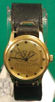 Everything Bicycles - : WCC Louise (Puss) Clark Wrist Watch, Gold Color Finish: Watches (Wrist Watches & Pocket Watches)