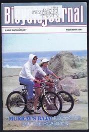 Everything Bicycles - : 1981 November BICYCLE JOURNAL Vol. 35, No. 10, by Bill, Lynn and Rix Quinn (Wonderful People!): Magazines&Periodicals-Contemporary, Bicycle Journal & BBJ (Bicycle Business Jour
