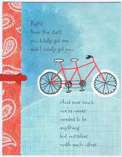 Everything Bicycles - : 2011 Valentine from Howie and Kay to Sister Puss: Greeting Cards-Contemporary