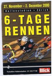 Everything Bicycles - : 2000 ZURICH 6-DAY Pocket Program: Programs, Posters, Adverts & Memorabilia for Racing & Touring Events