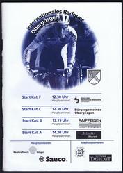 Everything Bicycles - : 2001 INTERNATIONAL CYCLOCROSS RACE Program: Programs, Posters, Adverts & Memorabilia for Racing & Touring Events