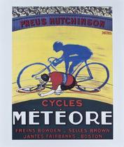 Everything Bicycles - : M&Eacute;T&Eacute;ORE BICYCLES - Reproduction of Antique Poster: Posters