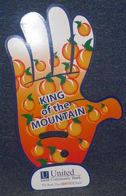 Everything Bicycles - : 2006-April Tour de Georgia Souvenir, KING OF THE MOUNTAIN Spectator Encouragement Placard: Programs, Posters, Adverts & Memorabilia for Racing & Touring Events