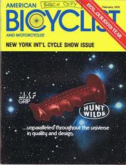 Everything Bicycles - : 1979 February, AMERICAN BICYCLIST and MOTORCYCLIST,&nbsp;Vol. 100, No. 2: Magazines&Periodicals-Contemporary, American Bicyclist & Motorcyclist
