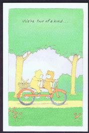 Everything Bicycles - : 1990s We`re two of a kind. . .: Greeting Cards-Contemporary