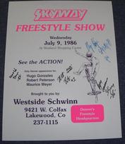 Everything Bicycles - : 1986 July SKYWAY FREESTYLE TEAM SHOW-Autographed by the Team: Posters