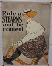 Everything Bicycles - : Ride a STEARNS Bicycle, Be Content: Posters