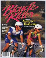 Everything Bicycles - : 1987 April BICYCLE RIDER Magazine: Magazines&Periodicals-Contempory, Various Titles