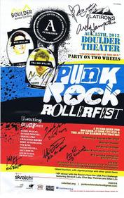Everything Bicycles - : 2012 PUNK ROCK ROLLERFEST Autographed Poster: Posters