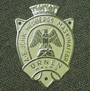 Everything Bicycles - : ORNEN, Malmo - A.B. John Hedbergs Maskinaffar: Nameplates (Head Badges)